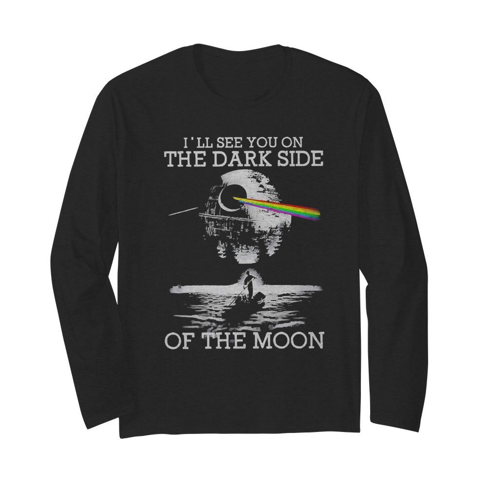 Pink Floyd I’ll See You On The Dark Side Of The Moon  Long Sleeved T-shirt 