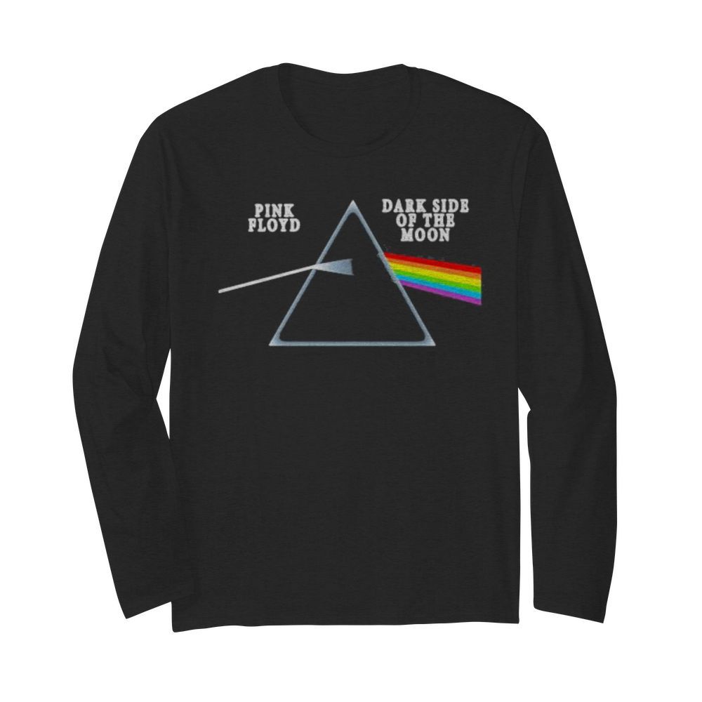 Pink floyd band dark side of the moon rainbow  Long Sleeved T-shirt 