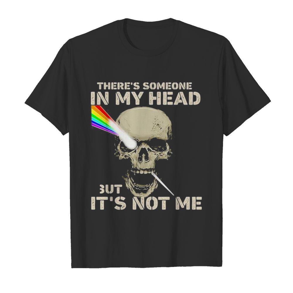 Pink floyd band skull there’s someone in my head but it’s not me  Classic Men's T-shirt