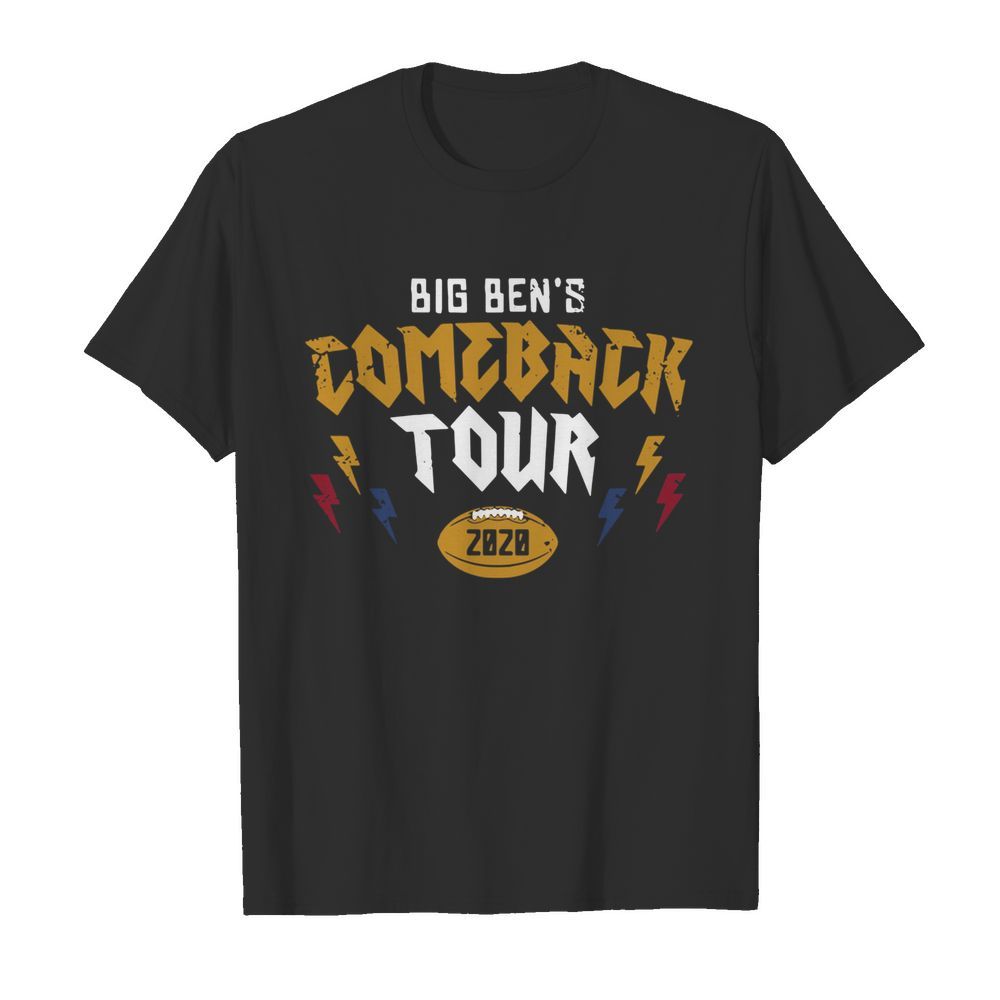 Pittsburgh Steelers Big Ben's comeback tour 2020  Classic Men's T-shirt