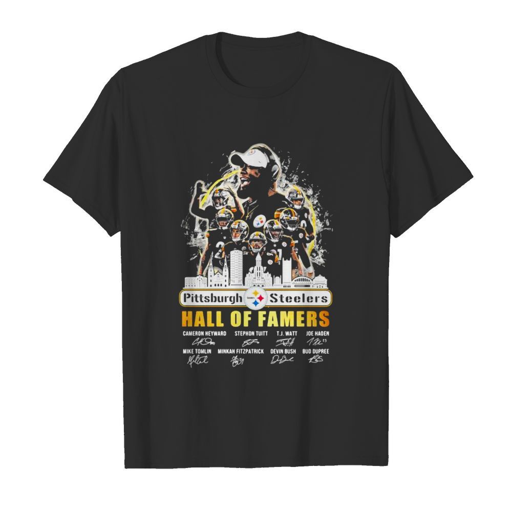 Pittsburgh Steelers Hall Of Famers Signuature Team shirt