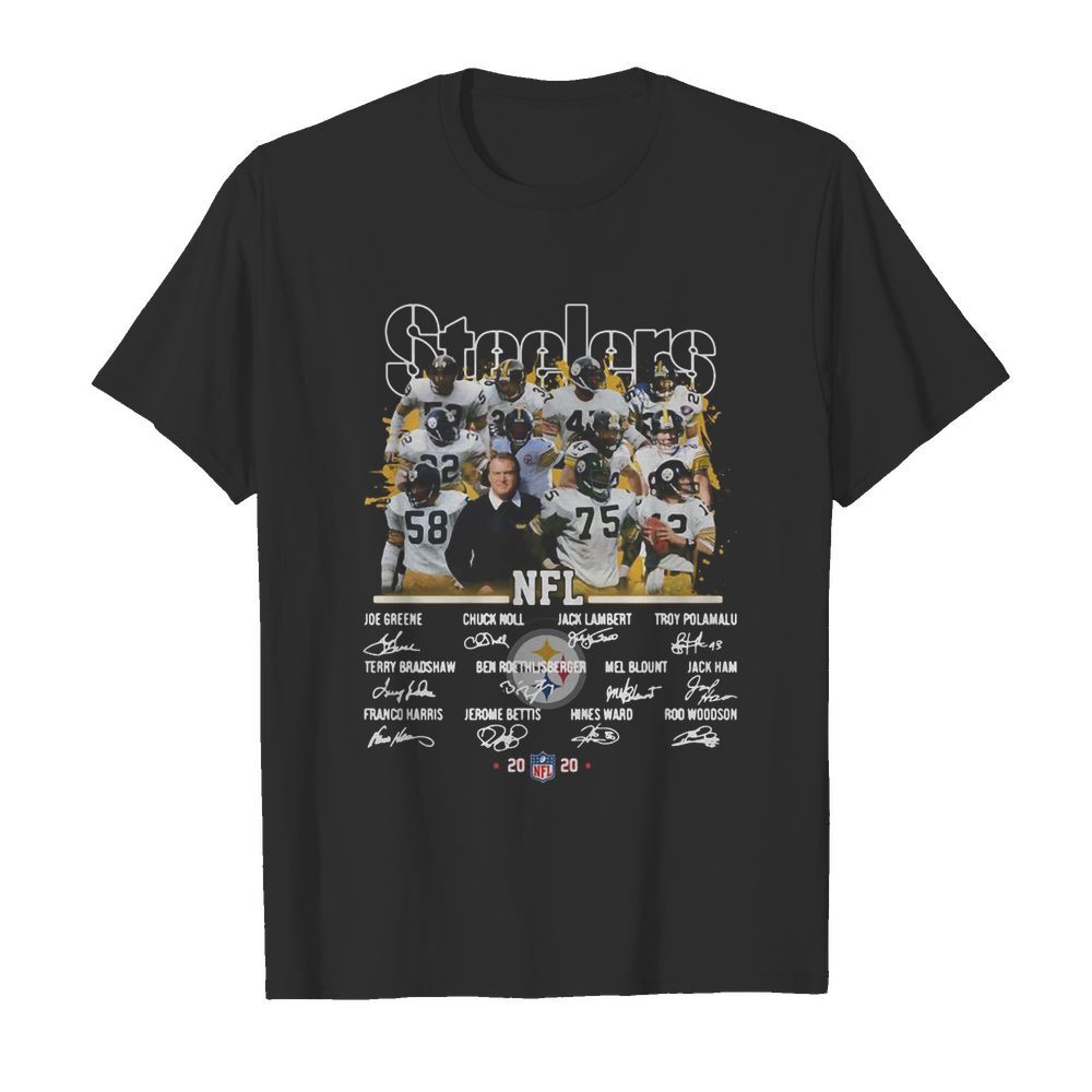 Pittsburgh Steelers NFL 2020 Champions Signatures shirt