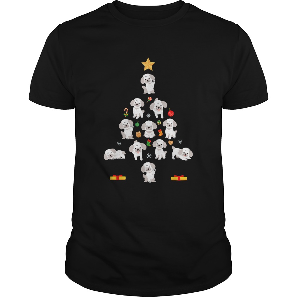 Poodle Christmas Tree Cute for Poodles Pajamas shirt