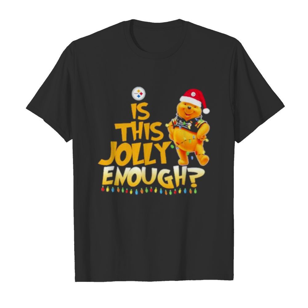 Pooh Is This Jolly Enough Pittsburgh Steelers  Classic Men's T-shirt