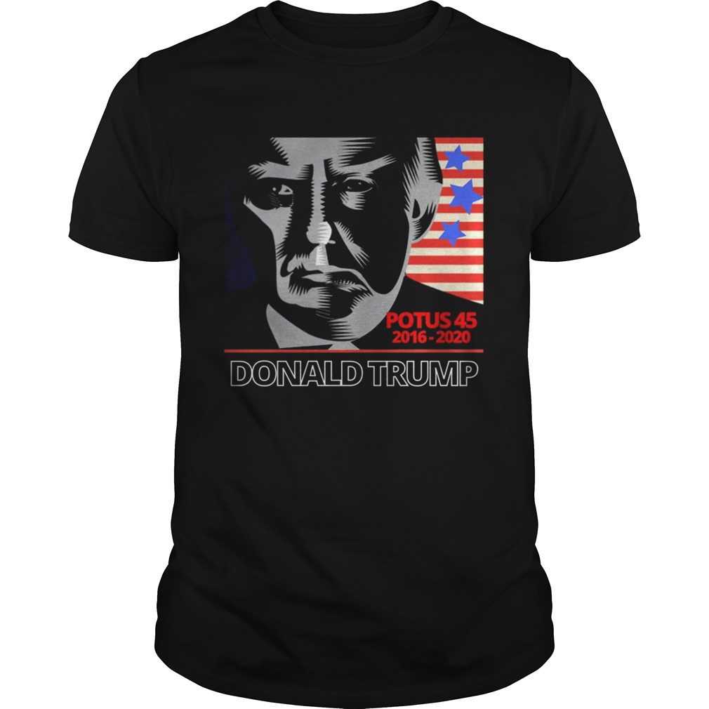 Potus 45 20162020 Donald Trump American Flag shirt