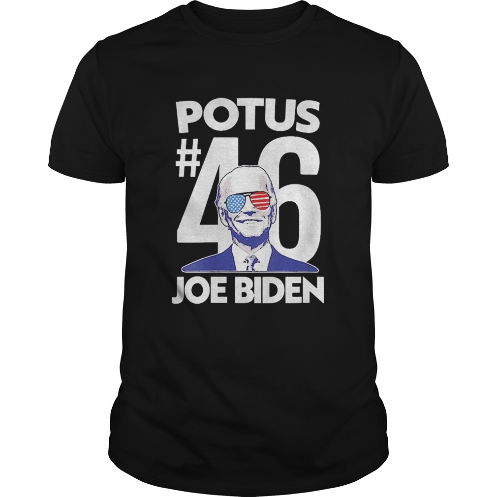 Potus 46 President Joe Biden Aviator Glasses Usa shirt