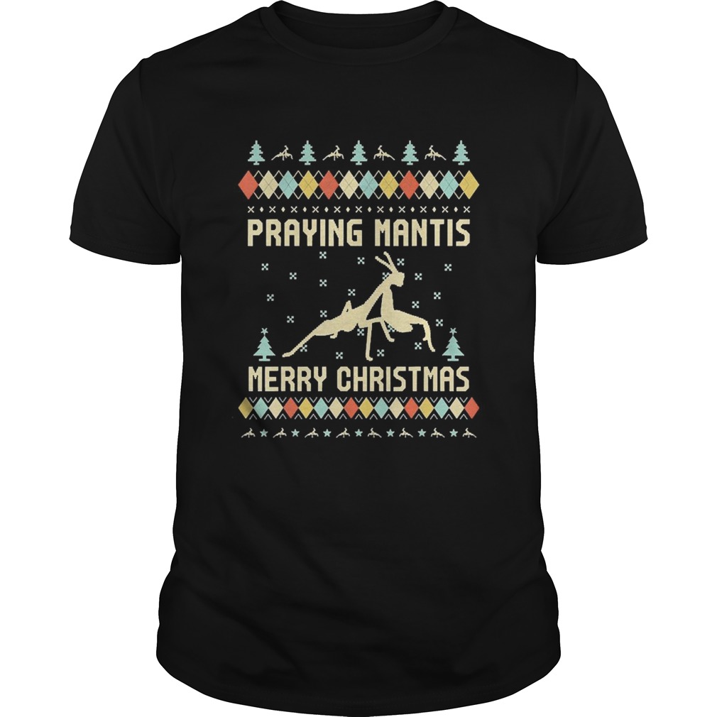 Praying Mantis Ugly Christmas shirt