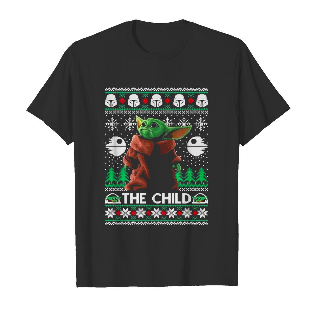 Premium the child baby yoda ugly christmas shirt