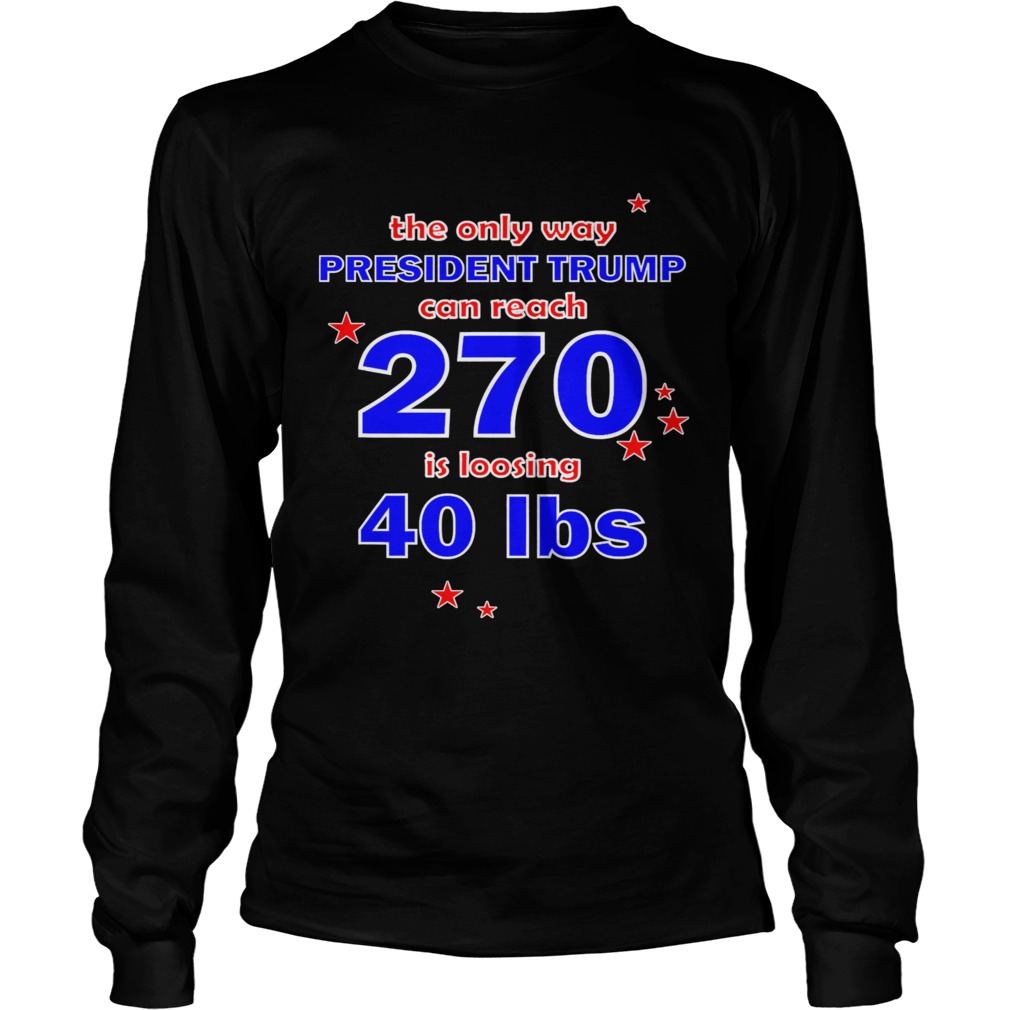 President trump can reach 270 for democrats  Long Sleeve