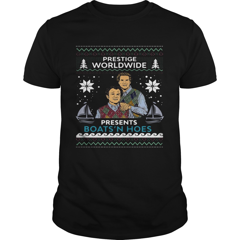 Prestige Worldwide Presents Boats N Hoes Ugly Christmas shirt