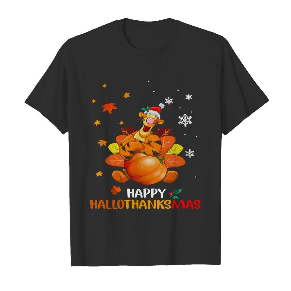 Pretty Tigger Happy Hallothanksmas  Classic Men's T-shirt