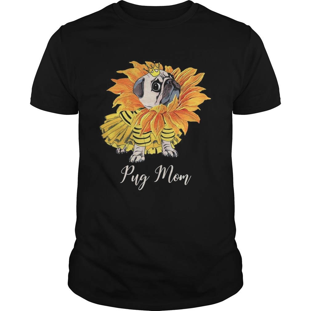 Pug Flower Mom shirt