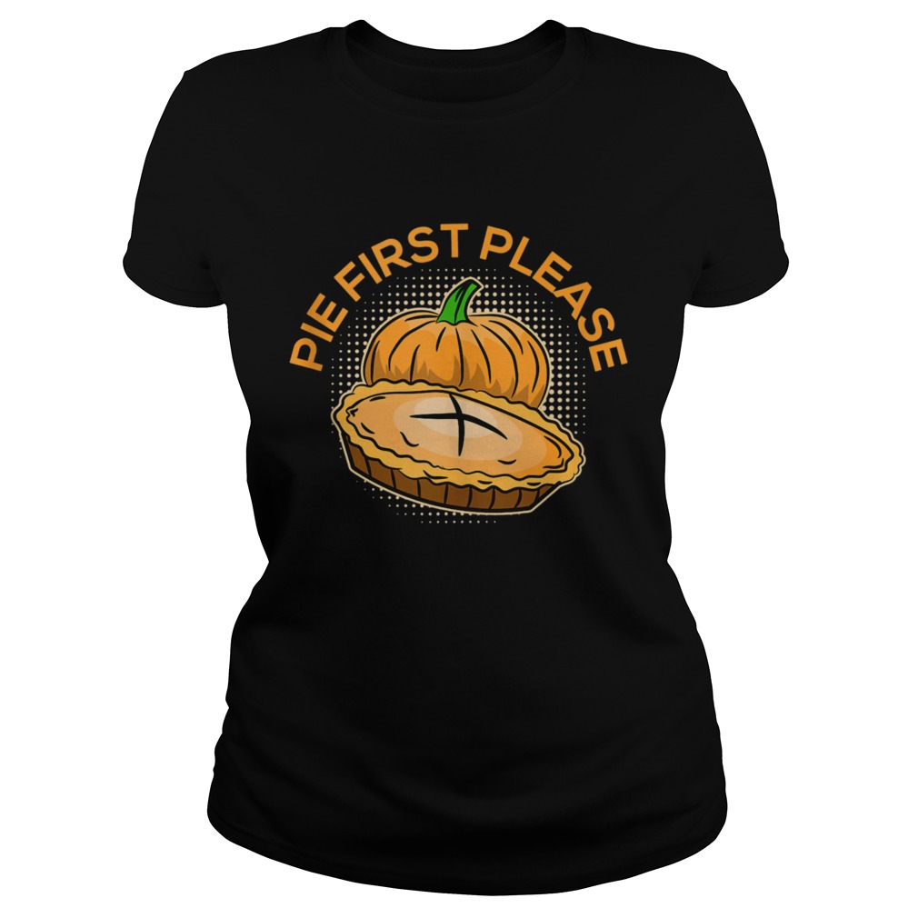 Pumpkin Pie Please Thanksgiving Feast Holiday Dessert  Classic Ladies