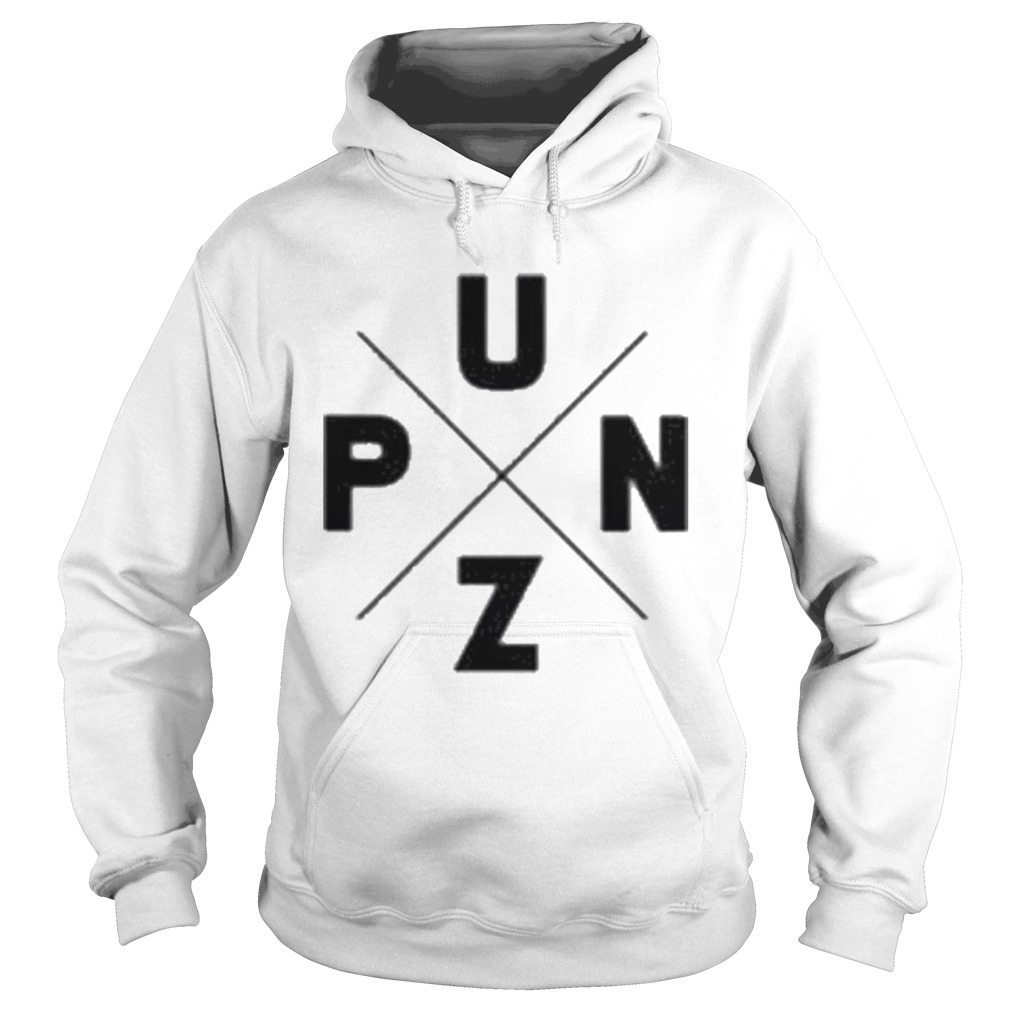 Punz merch black text logo  Hoodie