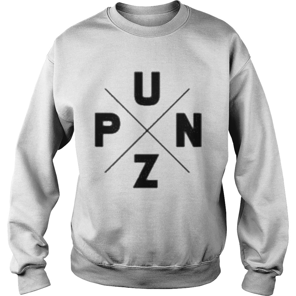 Punz merch black text logo  Sweatshirt