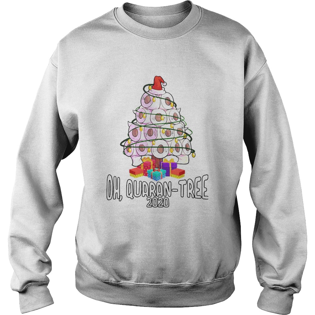 QuaranTree Quarantine Christmas Tree Ornament 2020  Sweatshirt