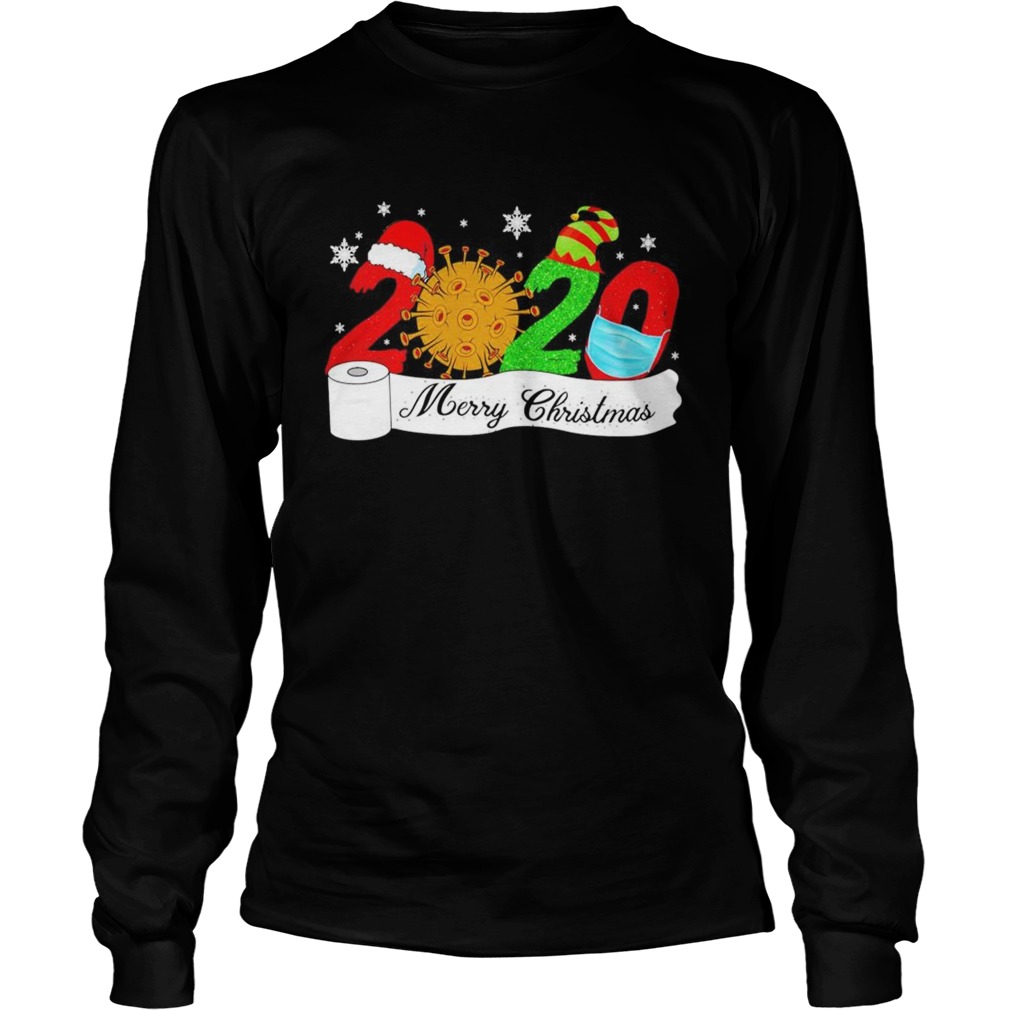 Quarantine Christmas Merry Christmas toilet paper  Long Sleeve