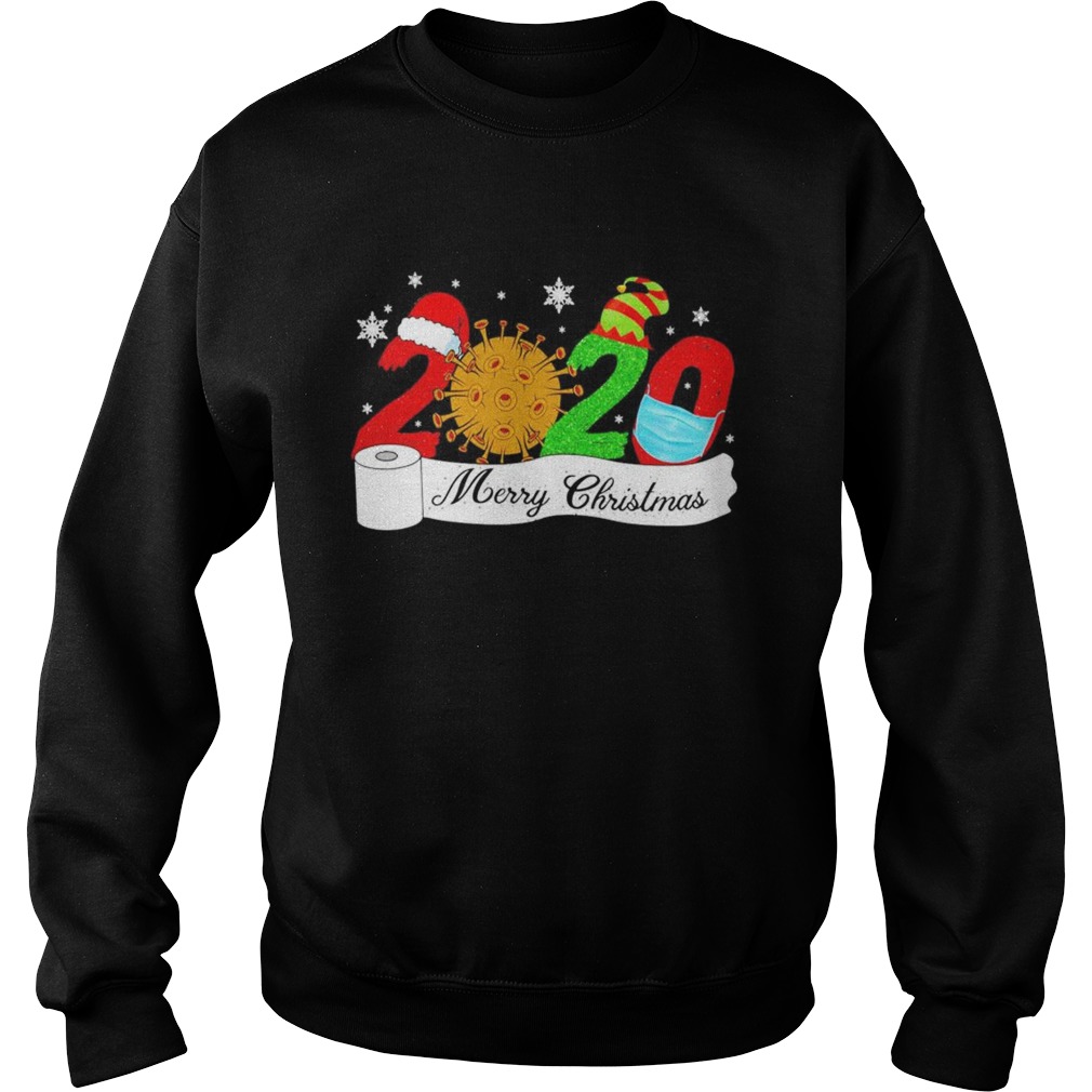 Quarantine Christmas Merry Christmas toilet paper  Sweatshirt