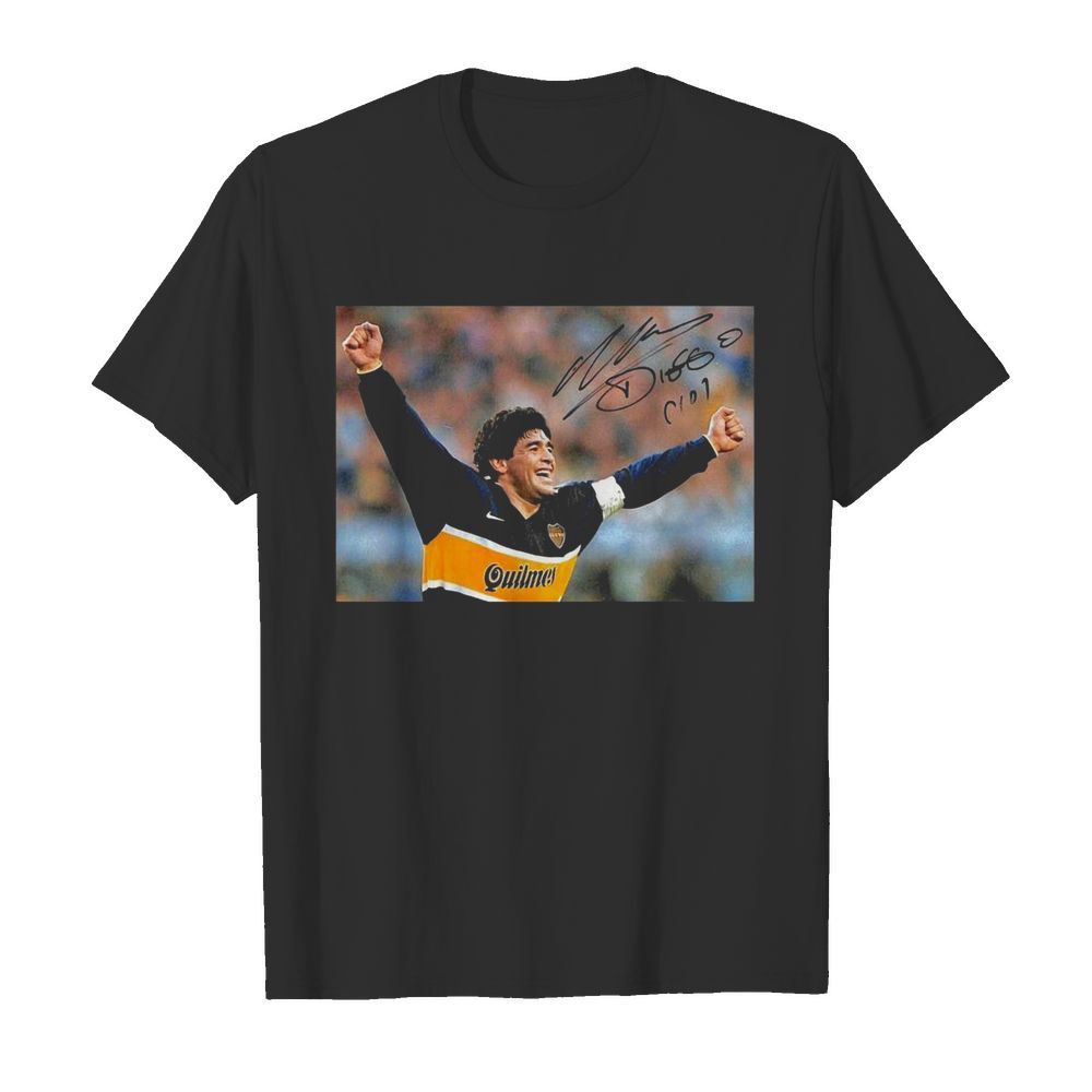 RIP Diego Maradona 1960 2020 Legend Never Die Signature shirt