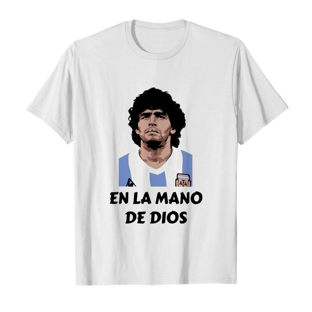 RIP Diego Maradona En La Mano De Dios  Classic Men's T-shirt