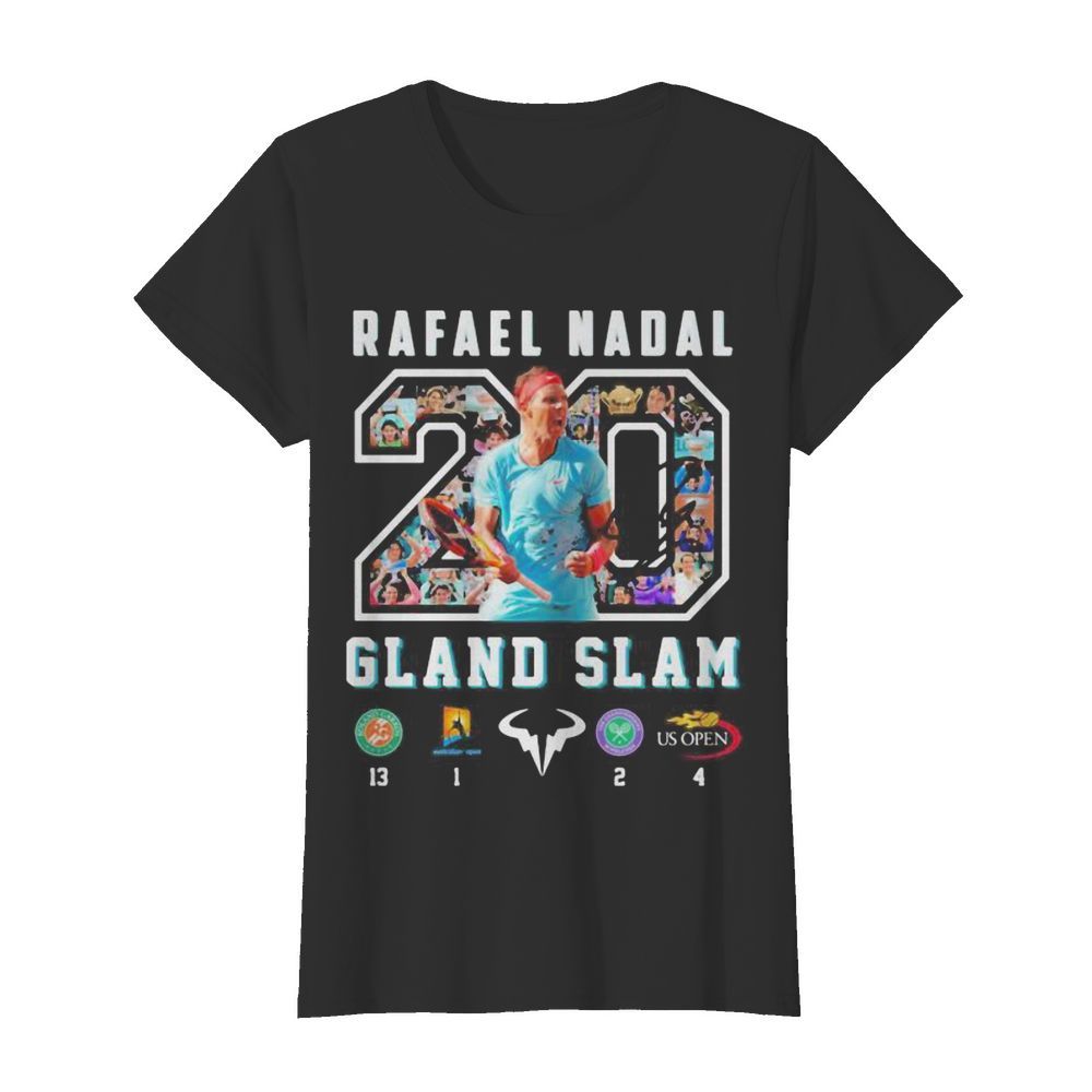 Rafael nadal 20 gland slam badminton  Classic Women's T-shirt