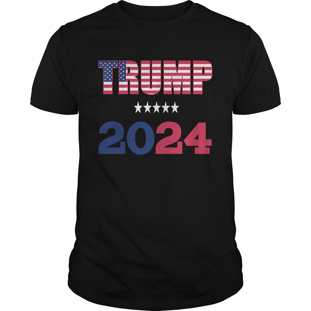 Reelect President Trump 2024 Election American Flag shirt