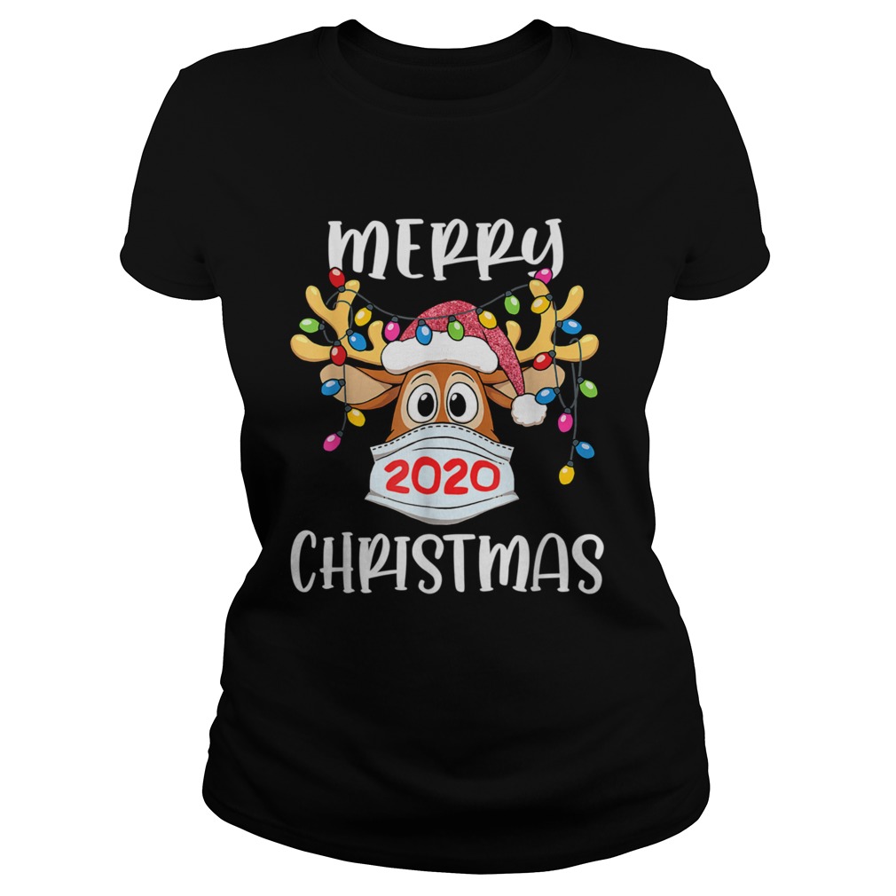 Reindeer In Mask Merry Christmas 2020  Classic Ladies