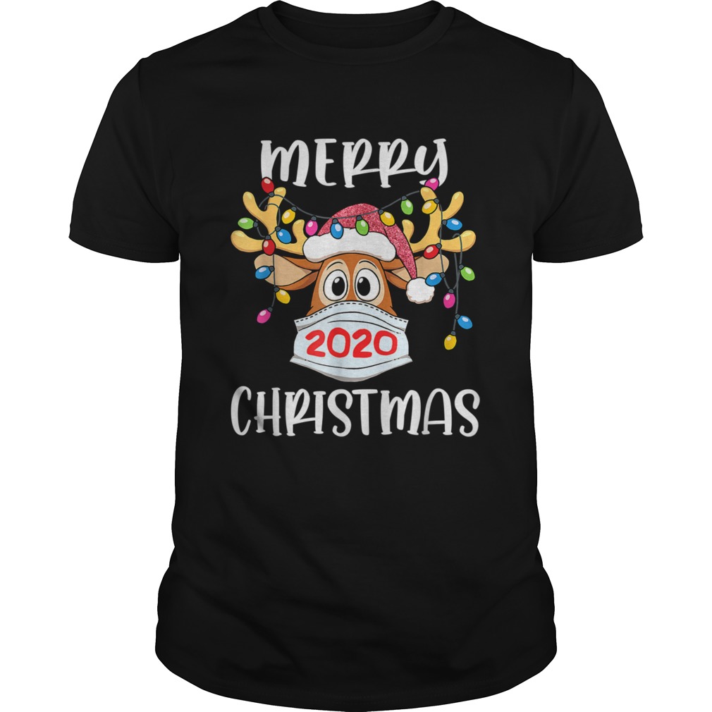 Reindeer In Mask Merry Christmas 2020  Unisex