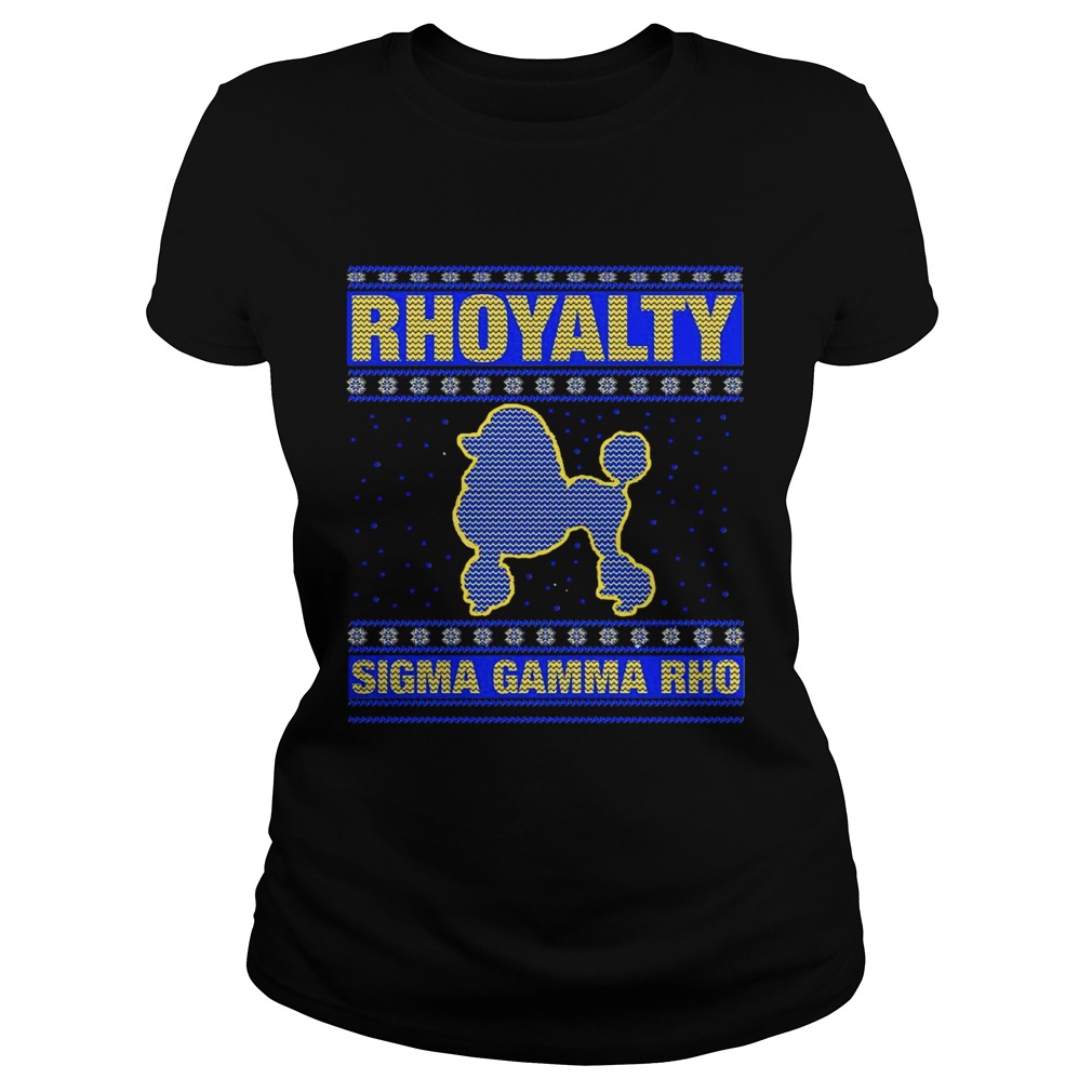 Rhoyalty Sigma Gamma Rho Ugly Christmas  Classic Ladies