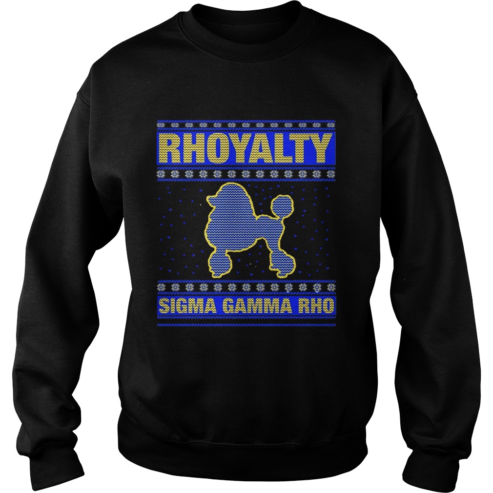 Rhoyalty Sigma Gamma Rho Ugly Christmas  Sweatshirt