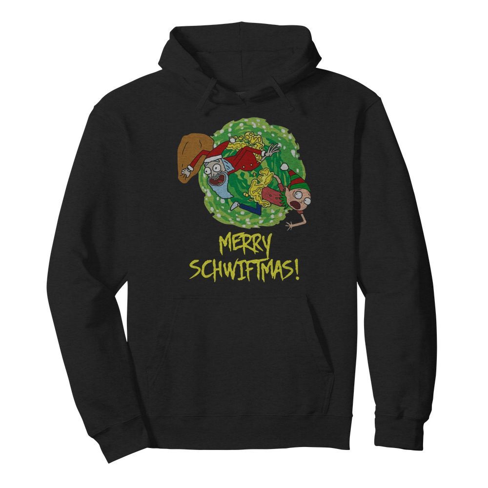 Rick And Morty Merry Swiftmas Christmas  Unisex Hoodie