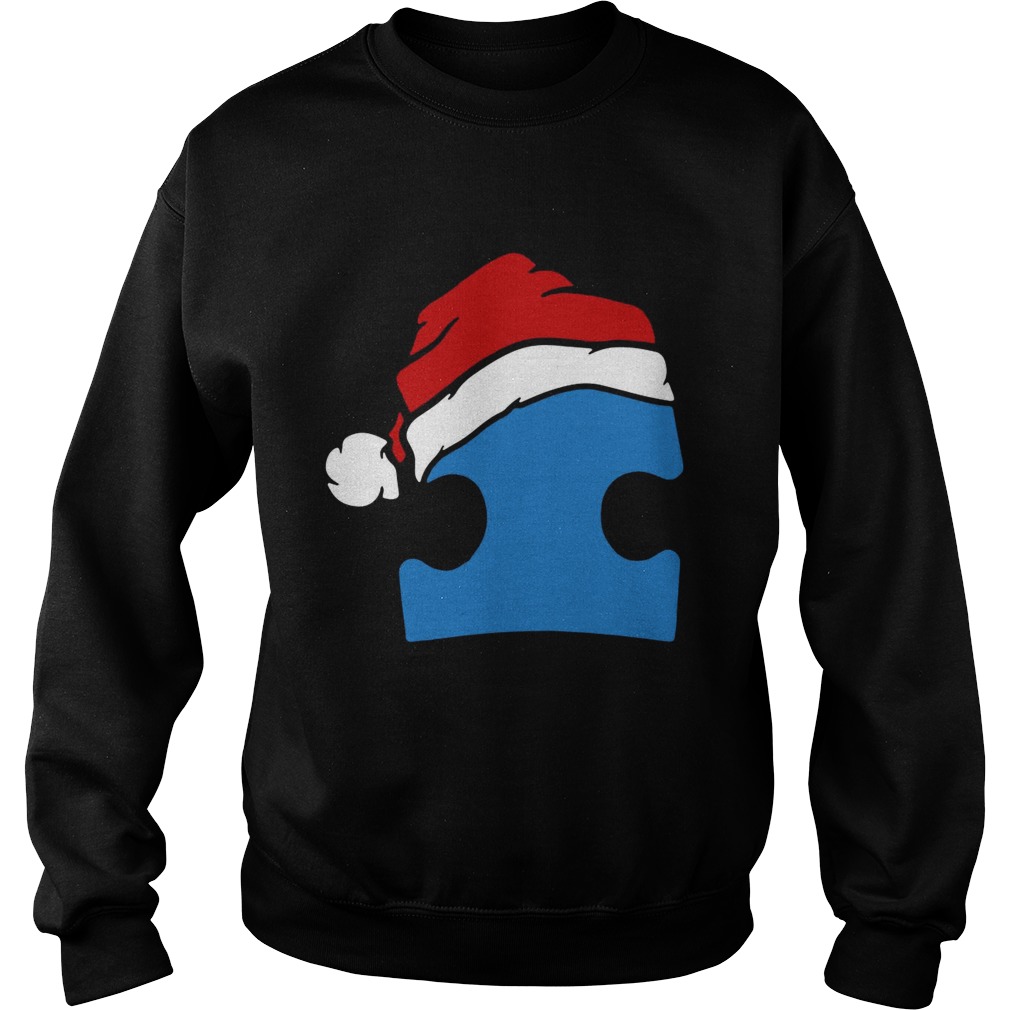 Santa Autism Christmas  Sweatshirt