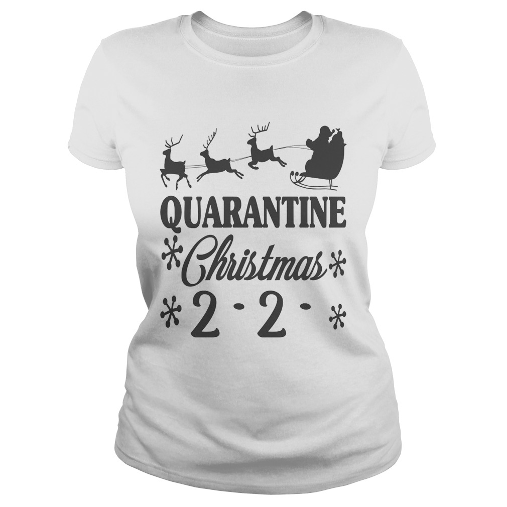 Santa Christmas Quarantine Slogans  Classic Ladies