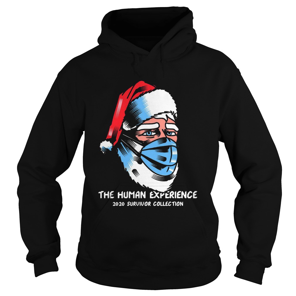 Santa Claus Face Mask The Human Experience 2020 Survivor Collection  Hoodie