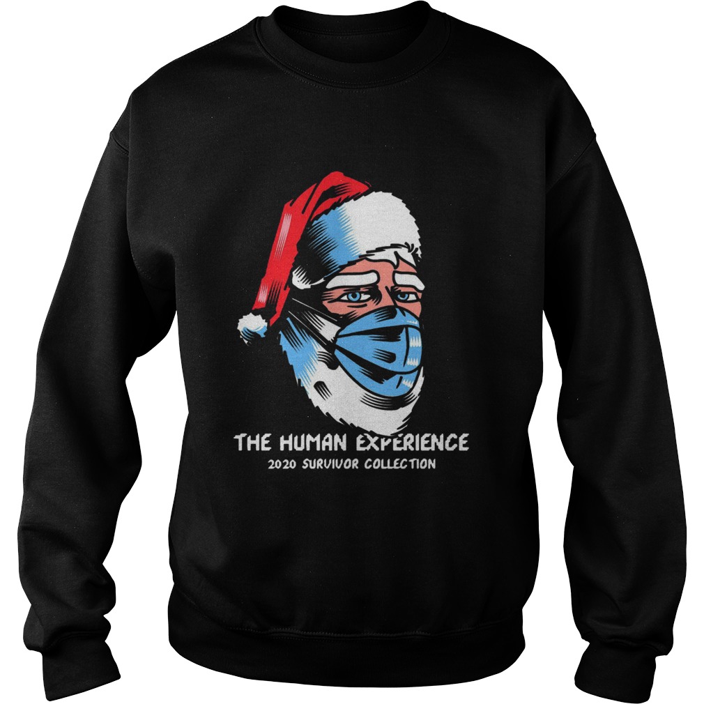 Santa Claus Face Mask The Human Experience 2020 Survivor Collection  Sweatshirt