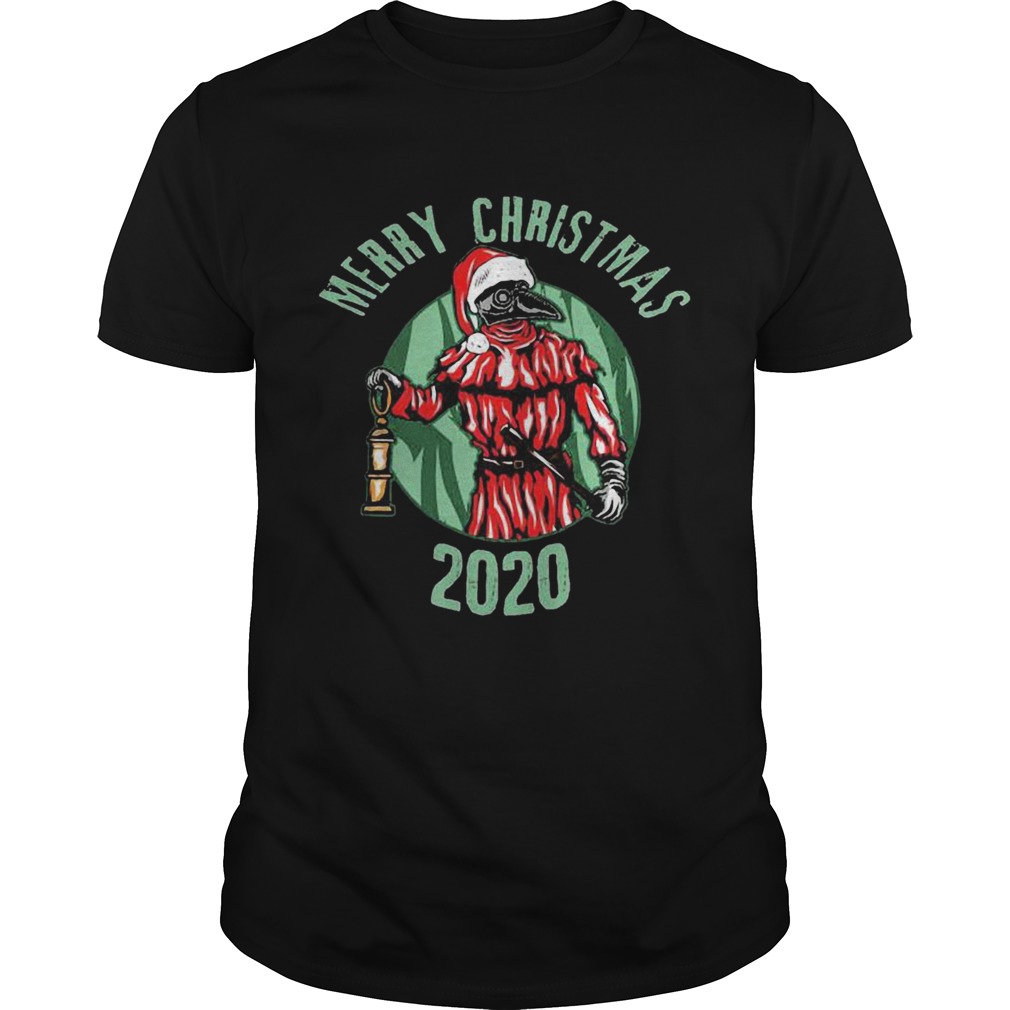 Santa Claus Plague Doctor Face Mask Christmas 2020 shirt