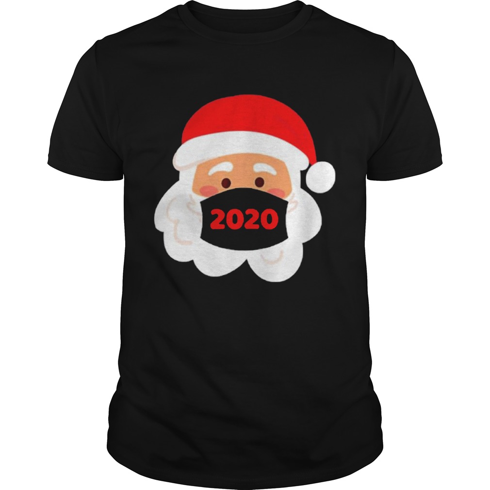 Santa Claus Wearing Face Mask 2020 Christmas shirt