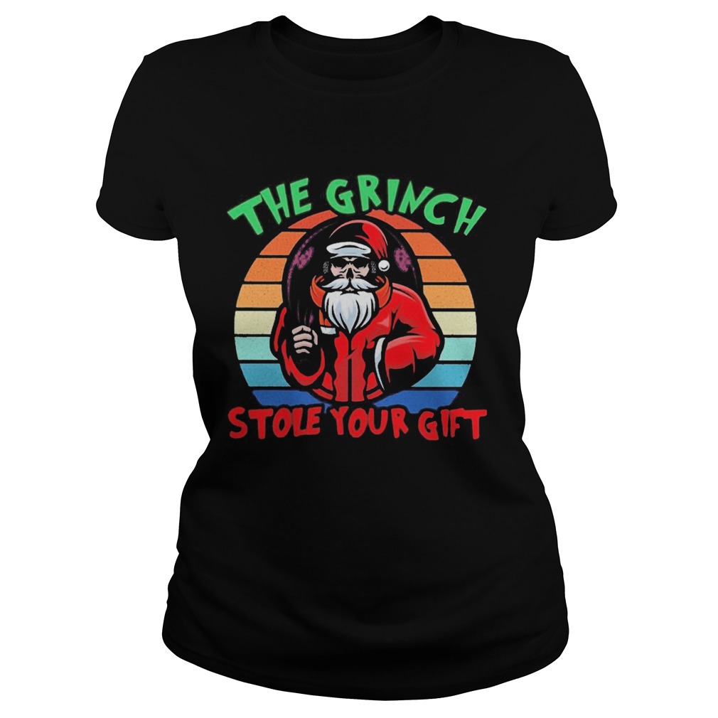 Santa Claus the Grinch stole your gilf vintage  Classic Ladies