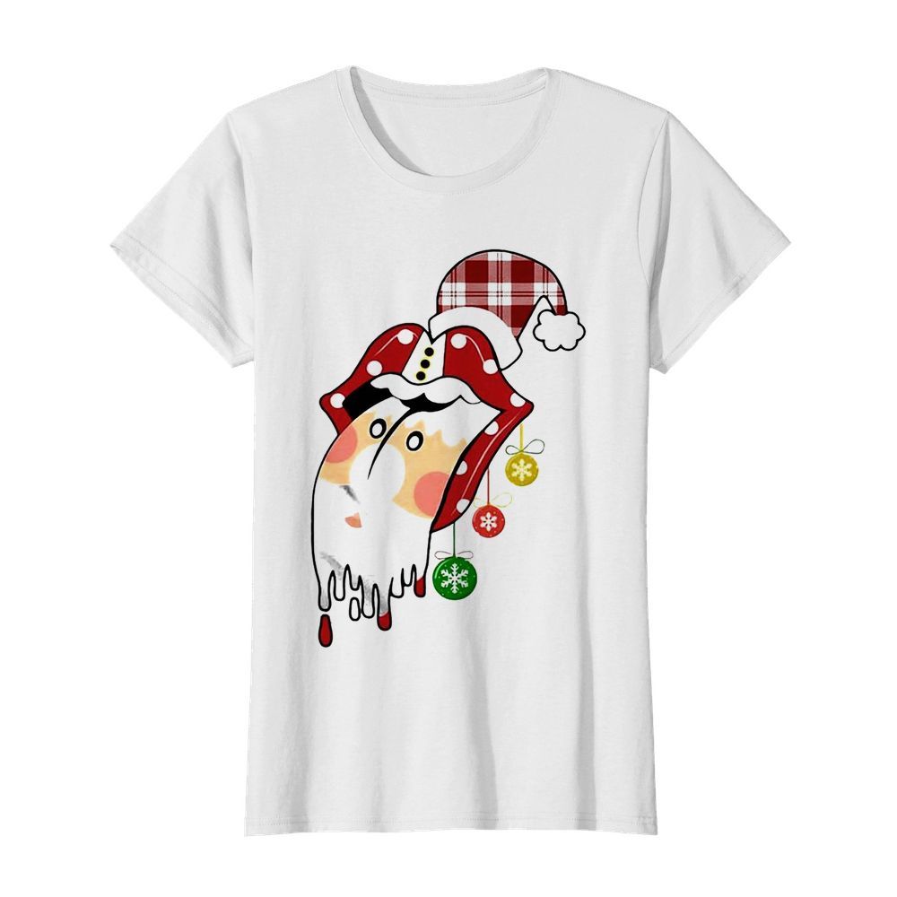 Santa Clause Stones Merry Christmas  Classic Women's T-shirt