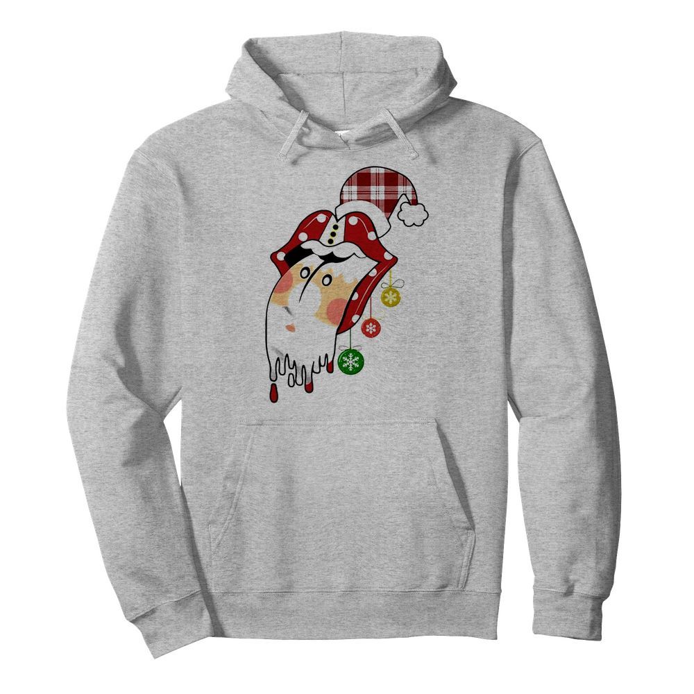 Santa Clause Stones Merry Christmas  Unisex Hoodie