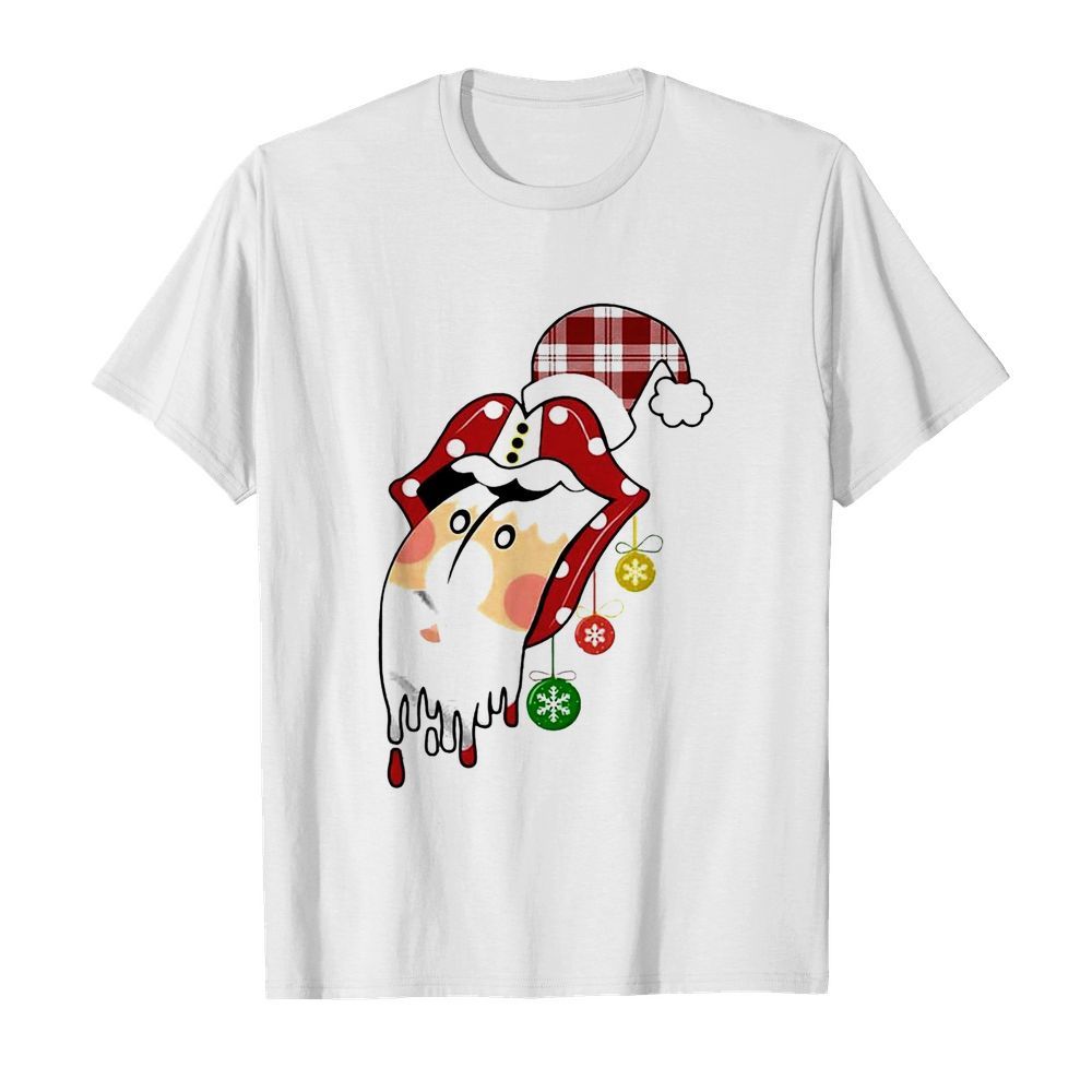 Santa Clause Stones Merry Christmas  Classic Men's T-shirt