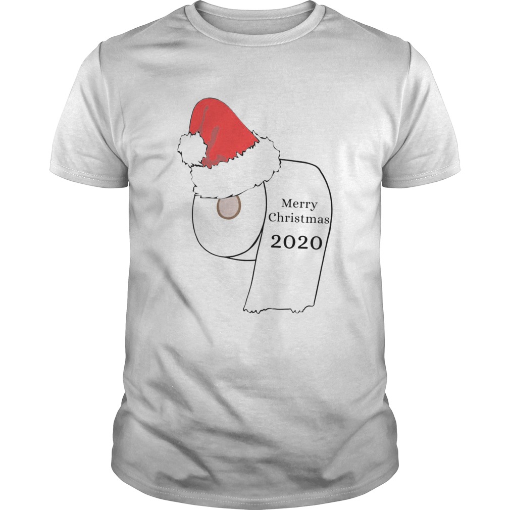 Santa Hat Toilet Paper Merry Christmas 2020 shirt