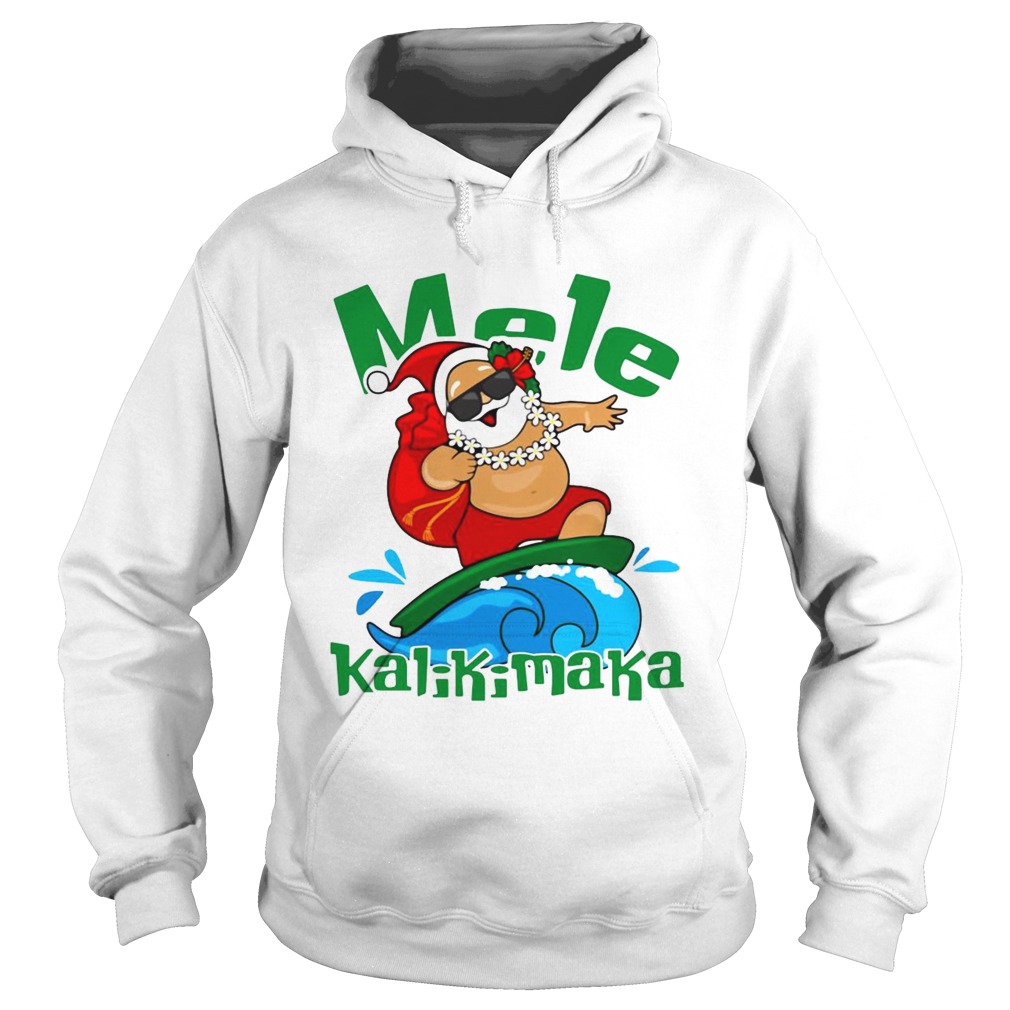 Santa Mele Kalikimaka Christmas  Hoodie