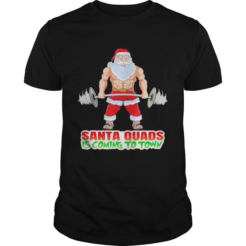 Santa Quads Is Comin To Town Xmas shirt