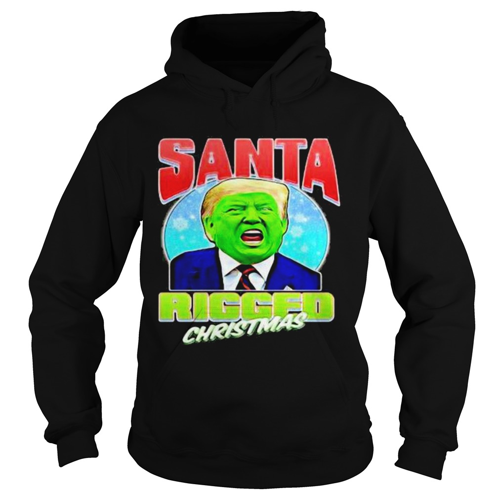 Santa Ricced Christmas Donald Trump Election  Hoodie