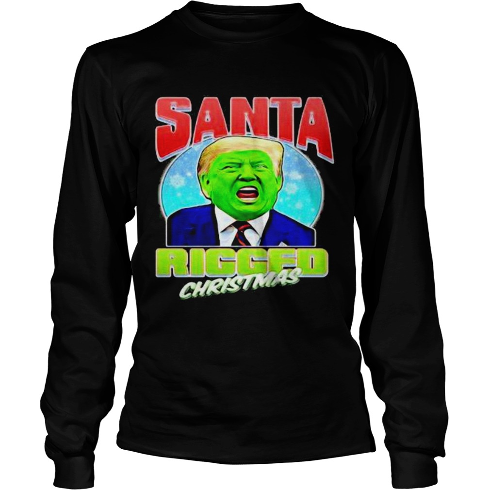 Santa Ricced Christmas Donald Trump Election  Long Sleeve