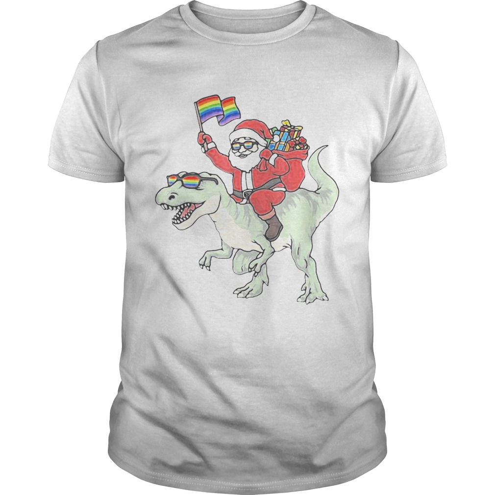 Santa Riding Saurus  Unisex