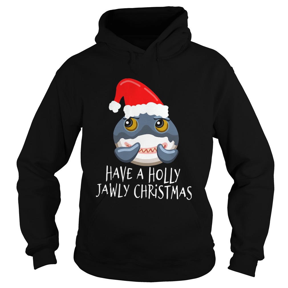 Santa Shark Have A Holly Jawly Christmas  Hoodie