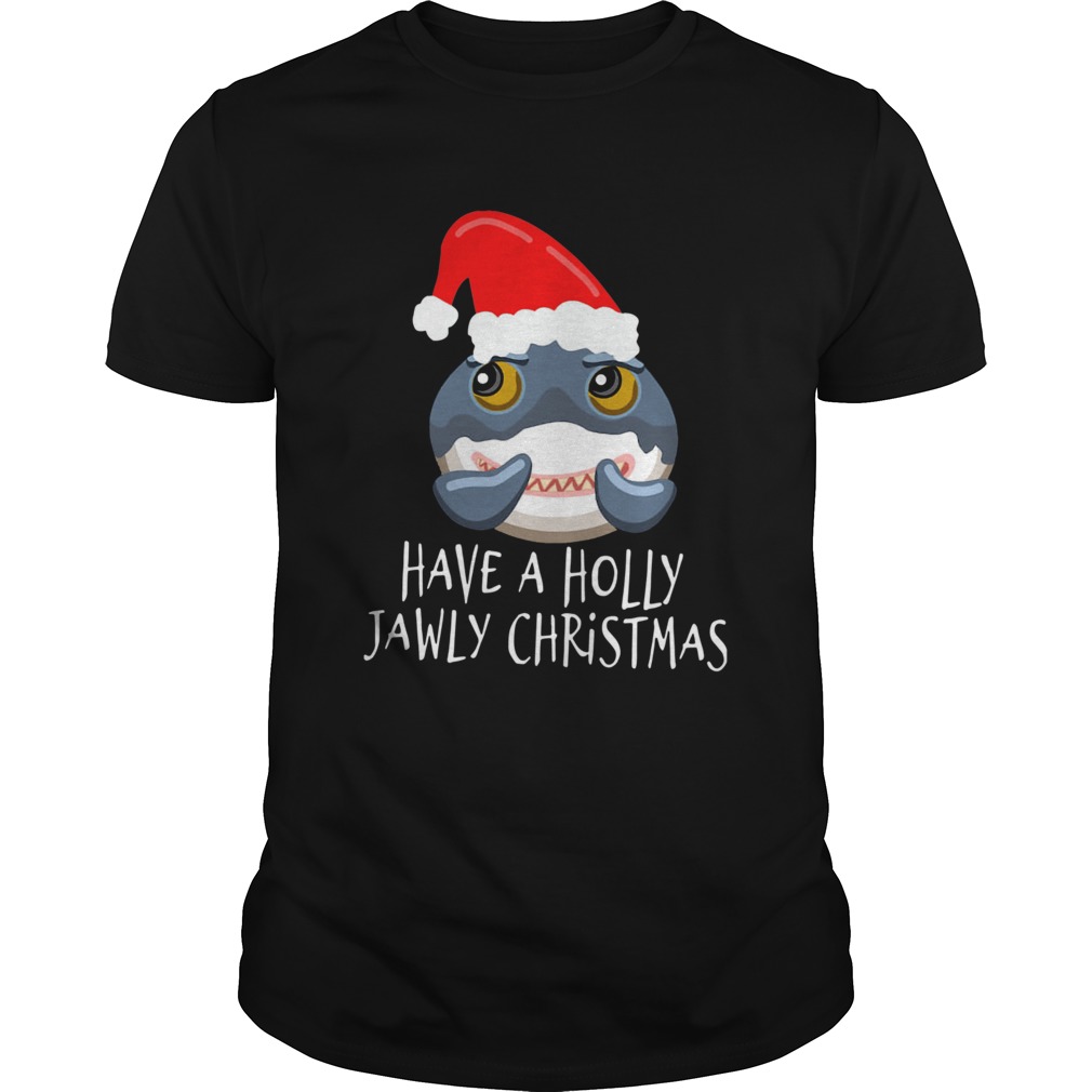 Santa Shark Have A Holly Jawly Christmas  Unisex