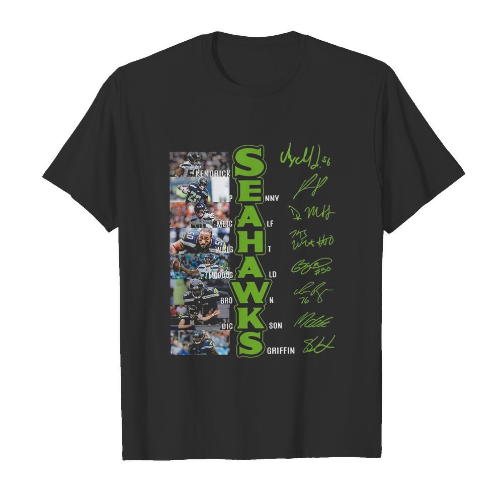 Seahawks Kendricks Pennv Metchalf Wright  Classic Men's T-shirt